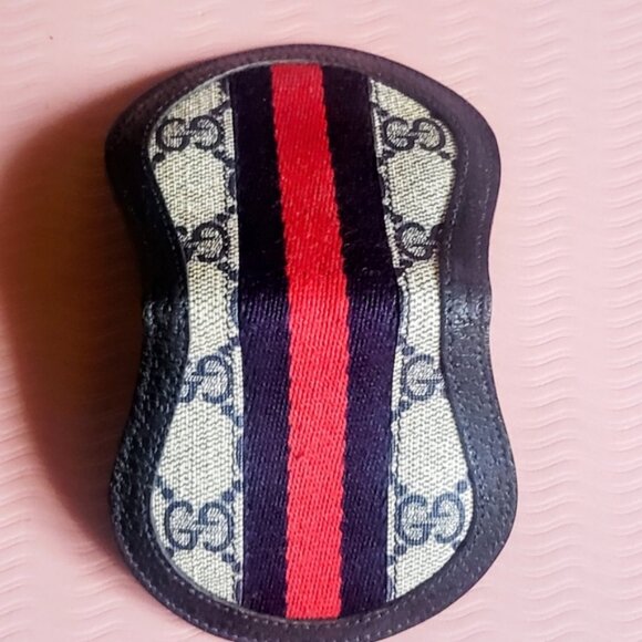 Vintage GUCCI GG Ophidia Sherry Line Coin Case – Navy Blue / Red GG Canvas w COA - Picture 3 of 13